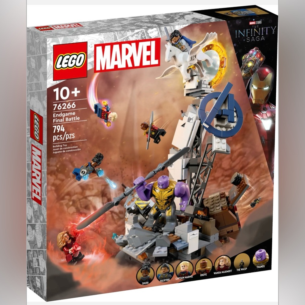 New LEGO Marvel Studios 76266 Infinity Saga Avengers Endgame Final Battle Sealed